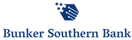 Bunker Southern Bank Logo White